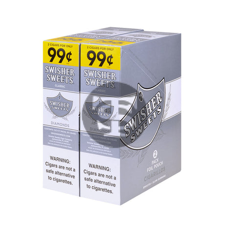 Swisher Sweets Cigarillos 99 Cent Pre Priced 30 Packs of 2 Cigars Diamond 2