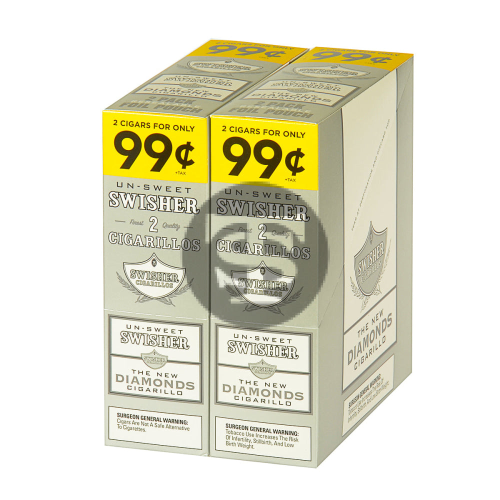 Swisher Sweets Diamond Cigarillos | 99 Cent Pre Priced | 30 Packs