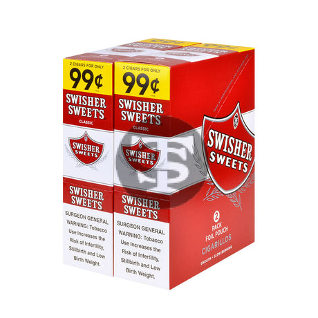 Swisher Sweets Cigarillos 99 Cent Pre Priced 30 Packs of 2 Cigars Regular 1