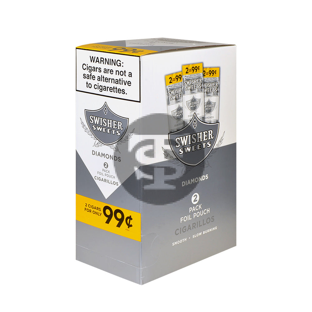 Swisher Sweets Cigarillos 99 Cent Pre Priced 70 Packs of 2 Cigars Diamond