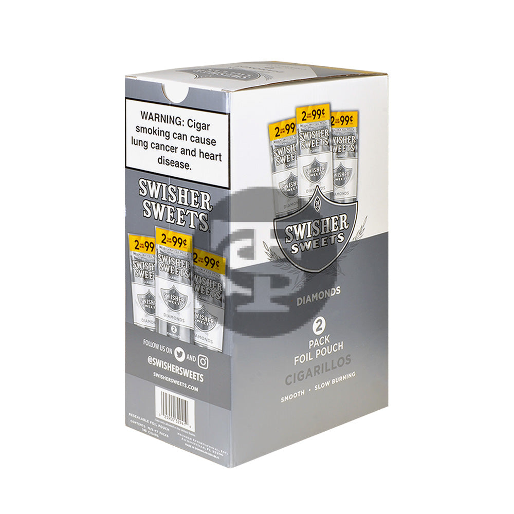 Swisher Sweets Cigarillos 99 Cent Pre Priced 70 Packs of 2 Cigars Diamond