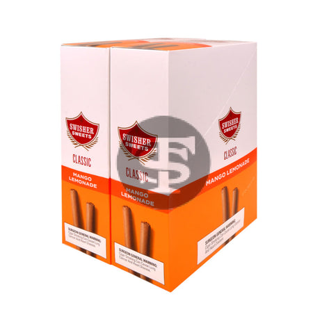Swisher Sweets Classic Cigarillos $1.39 Pre Priced 30 Packs of 2 Cigars Mango Lemonade