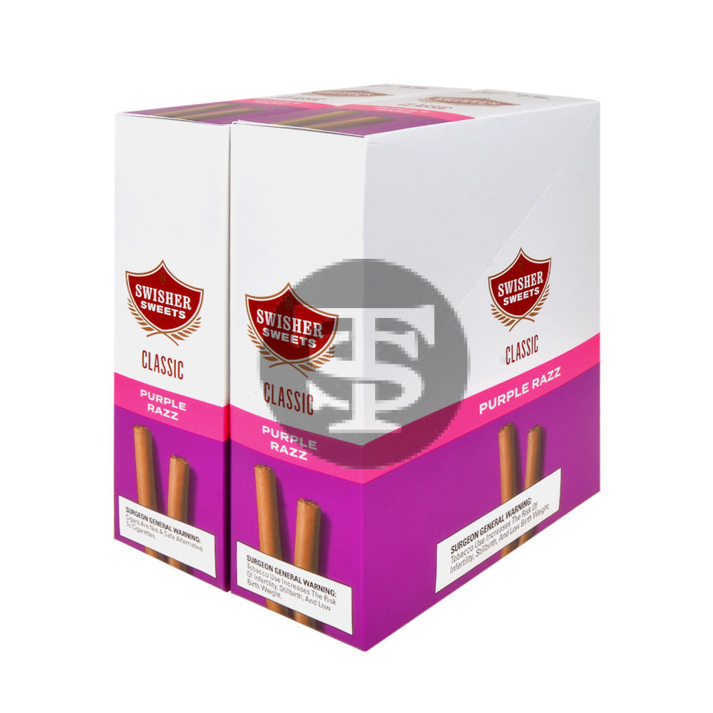 Swisher Sweets Classic Cigarillos $1.39 Pre Priced 30 Packs of 2 Cigars Puple Razz