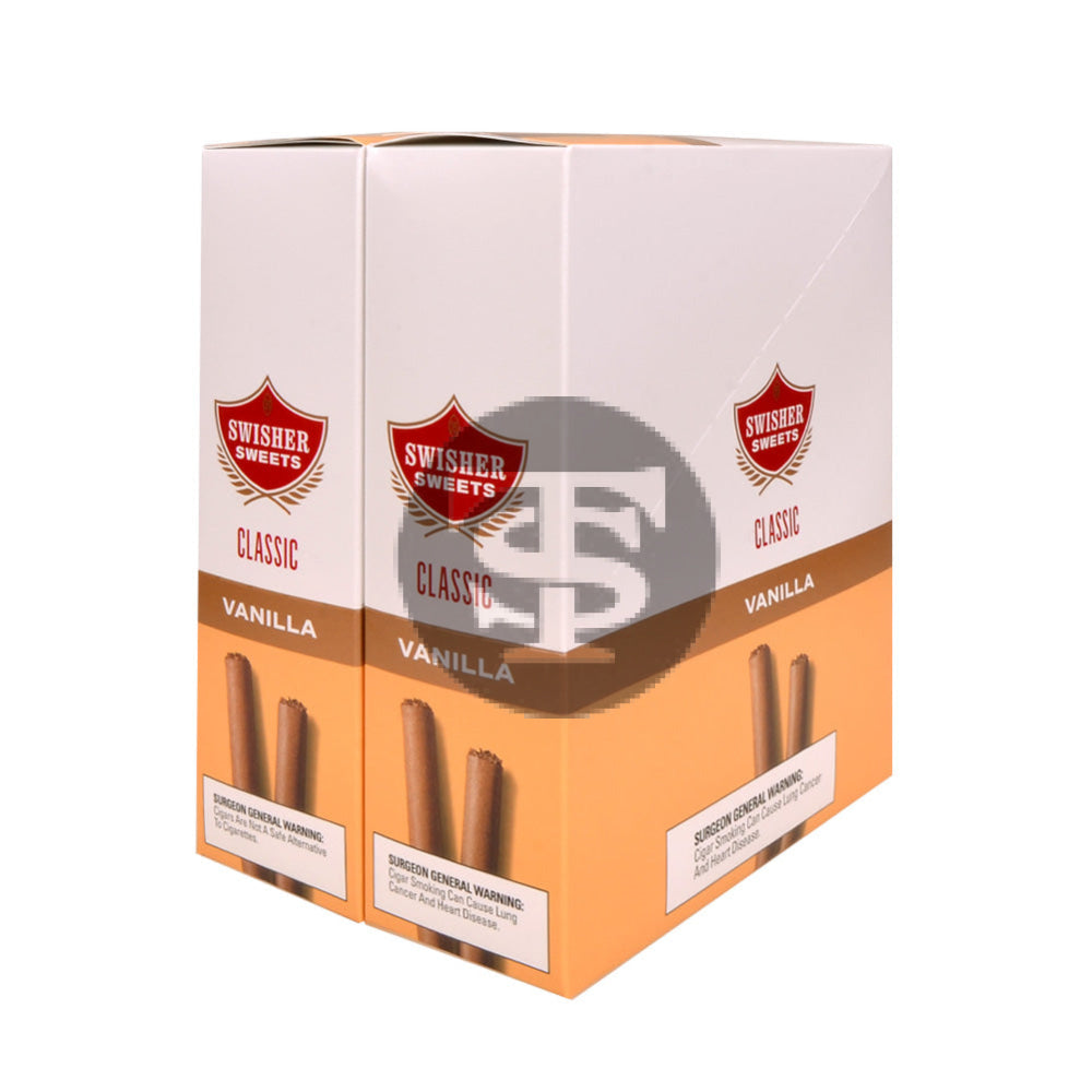 Swisher Sweets Classic Cigarillos $1.39 Pre Priced 30 Packs of 2 Cigars Vanilla