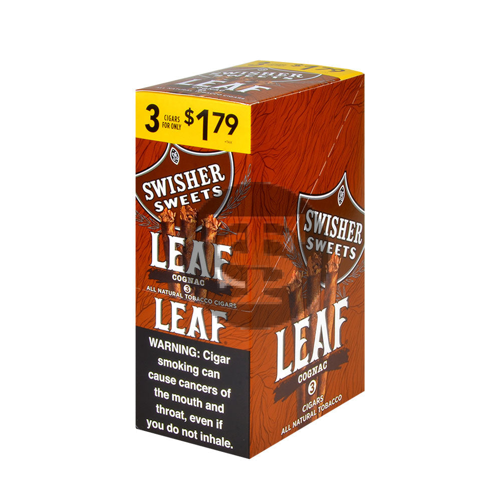 Swisher Sweets Leaf Cognac Cigarillos | 3 for $1.79 | TobaccoStock