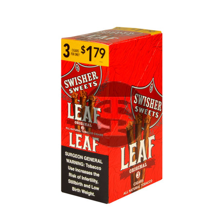 Swisher Sweets Leaf 3 for $1.79 Pack of 30 Original 1