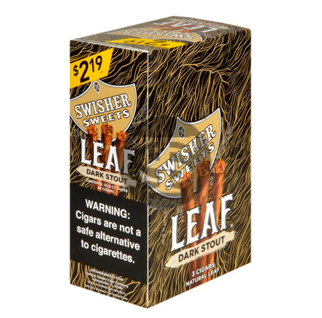 Swisher Sweets Leaf 3 for $2.19 Pack of 30 Dark Stout