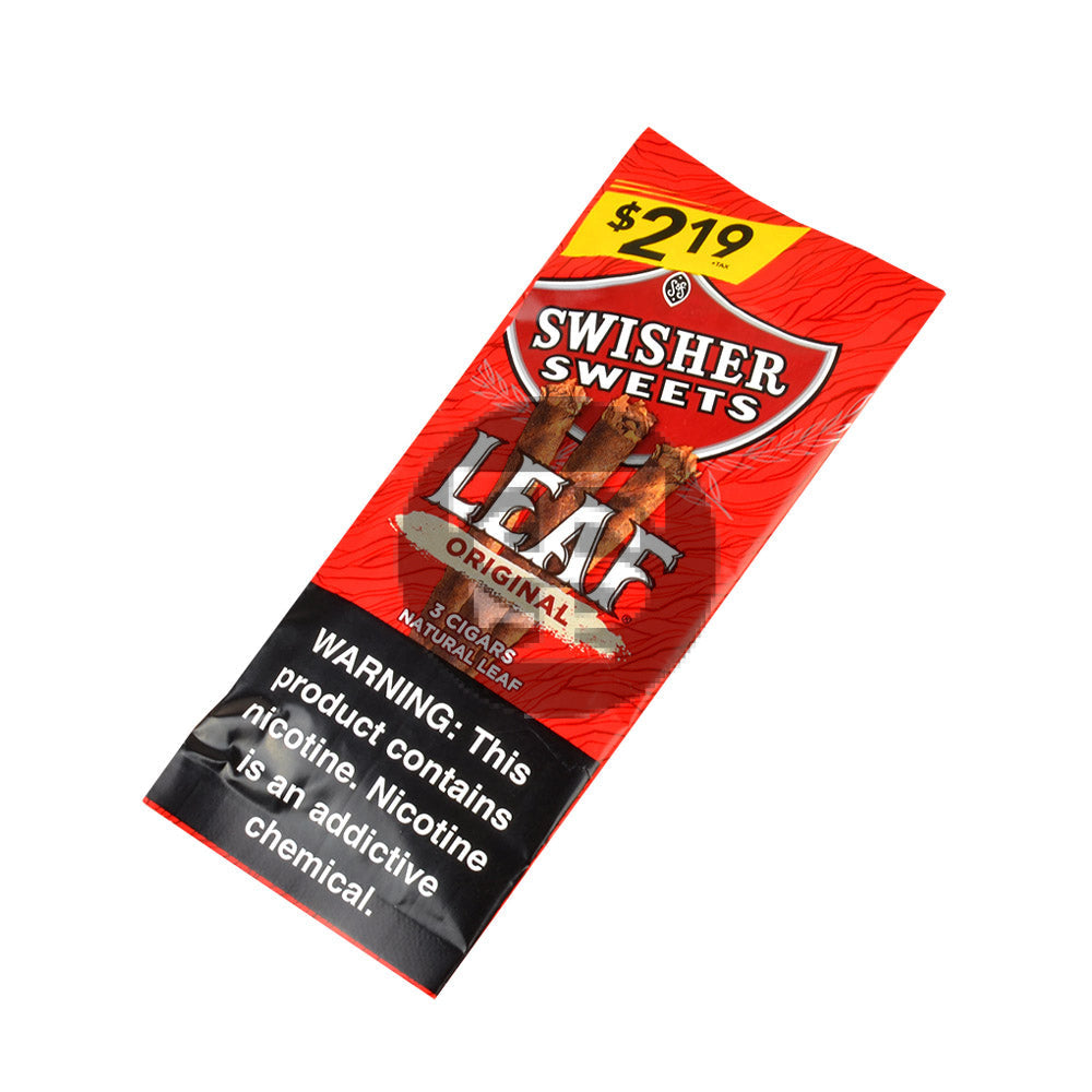 Swisher Sweets Leaf 3 for $2.19 Pack of 30 Original
