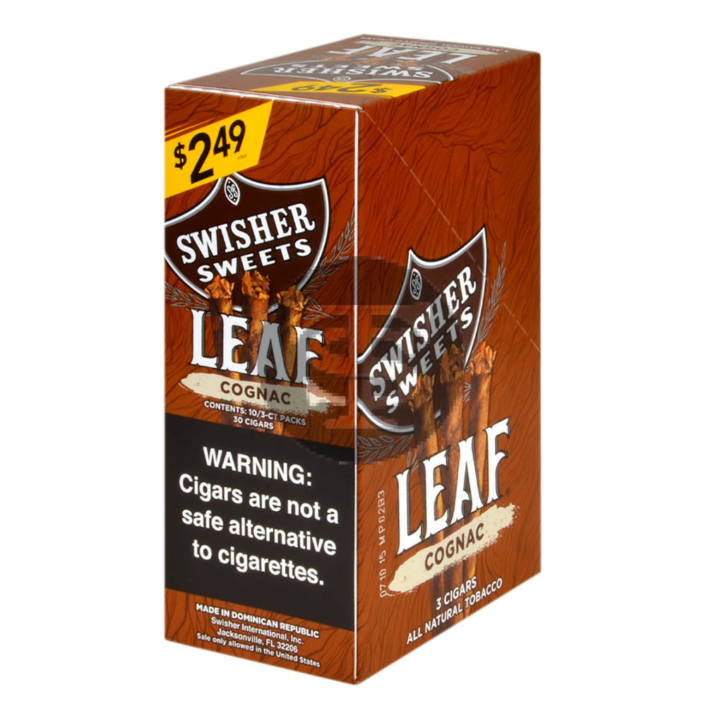 Swisher Sweets Leaf Peach Cognac Cigarillo | 3 for $2.49 Pack of