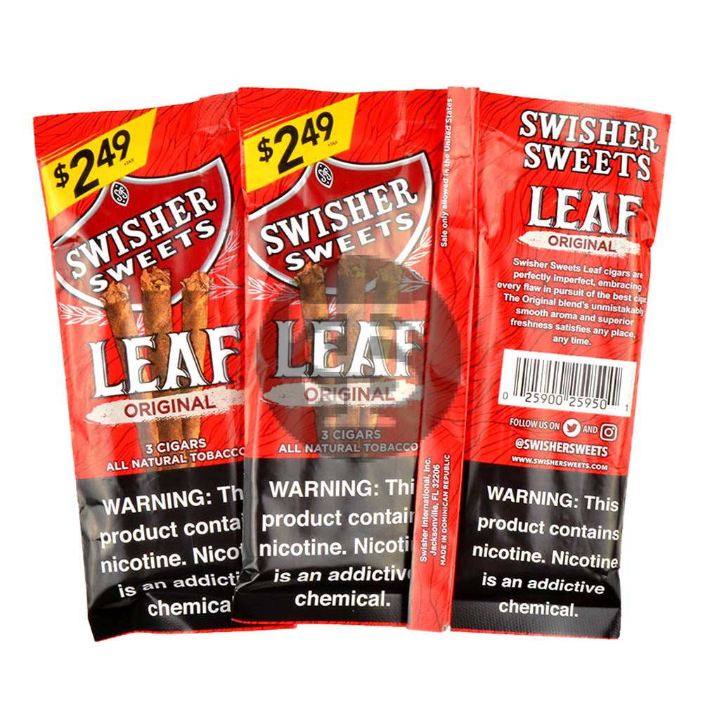 Swisher Sweets Leaf 3 for $2.49 Pack of 30 Original 4