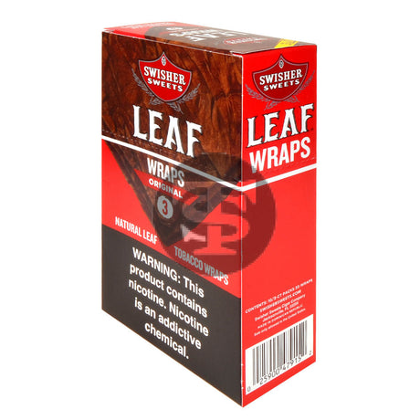 Swisher Sweets Leaf Wraps $2.79 Original 10 packs of 3