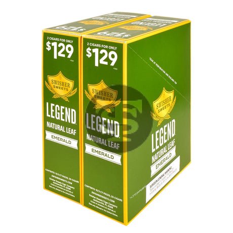 Swisher Sweets Legend Emerald Cigarillos 30 pouches of 2 $1.29 pre-price