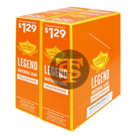 Swisher Sweets Legend Maui Mango Cigarillos 30 pouches of 2 $1.29 pre-price
