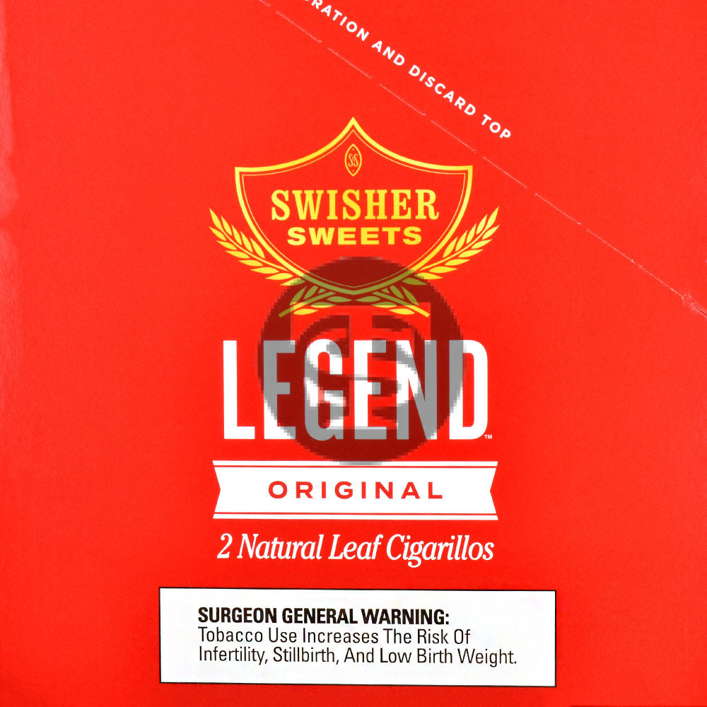 Swisher Sweets Legends Original Cigarillos, 15 pouches of 2