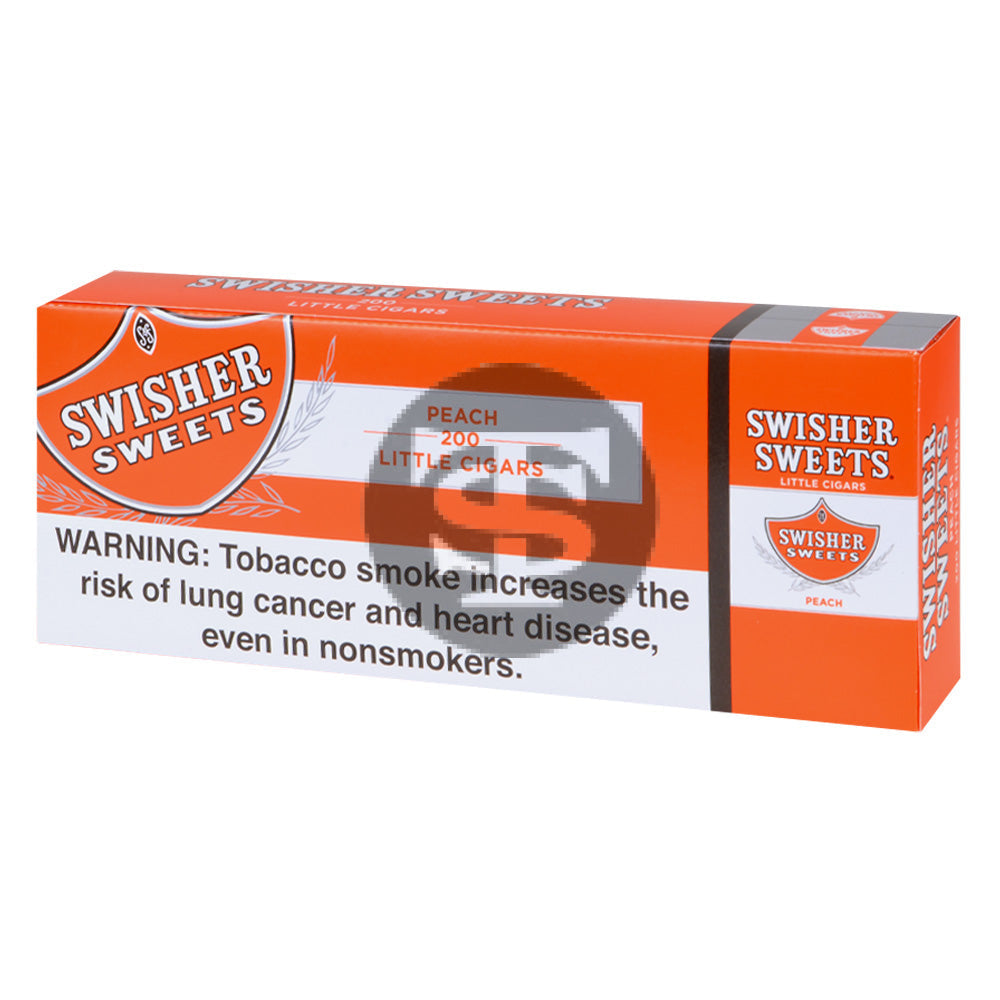 Swisher Sweets Little Cigars 100mm 10 Packs of 20 Peach 1