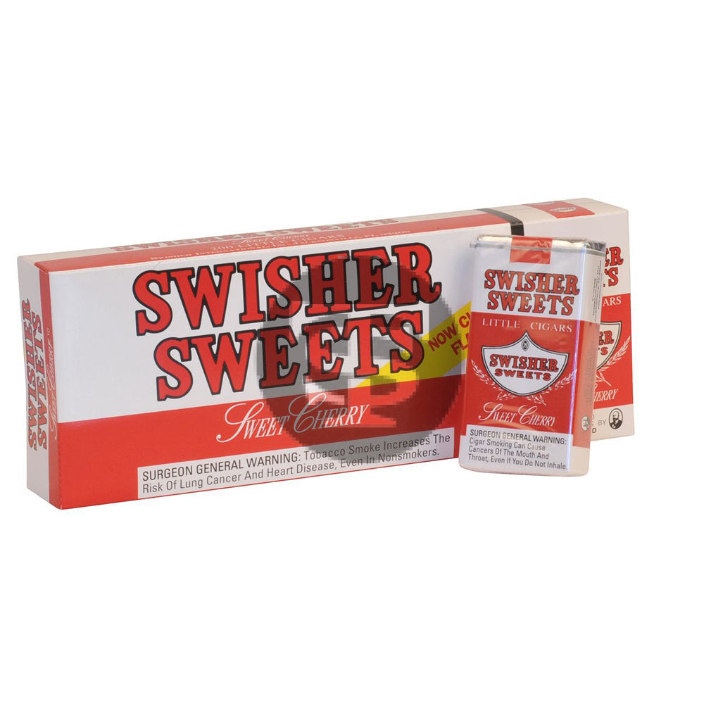 Swisher Sweets Little Cigars 100mm 10 Packs of 20 Sweet Cherry