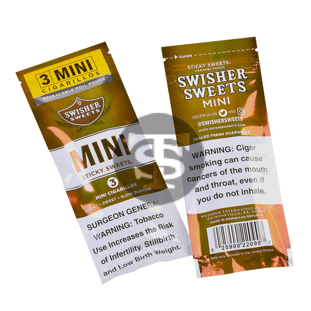 Swisher Sweets Mini Cigarillos 3 for 2 Sticky Sweets 15 Pouches of 3