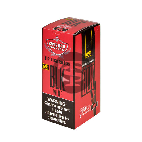Swisher Sweets Tip Cigarillos BLK Pre Priced 69c Pack of 30 Cigars Wine 1
