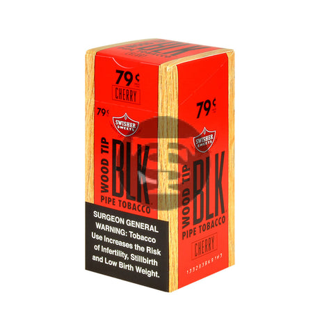 Swisher Sweets Wood Tip BLK Pre-Priced 79c box of 25 Cigars Cherry