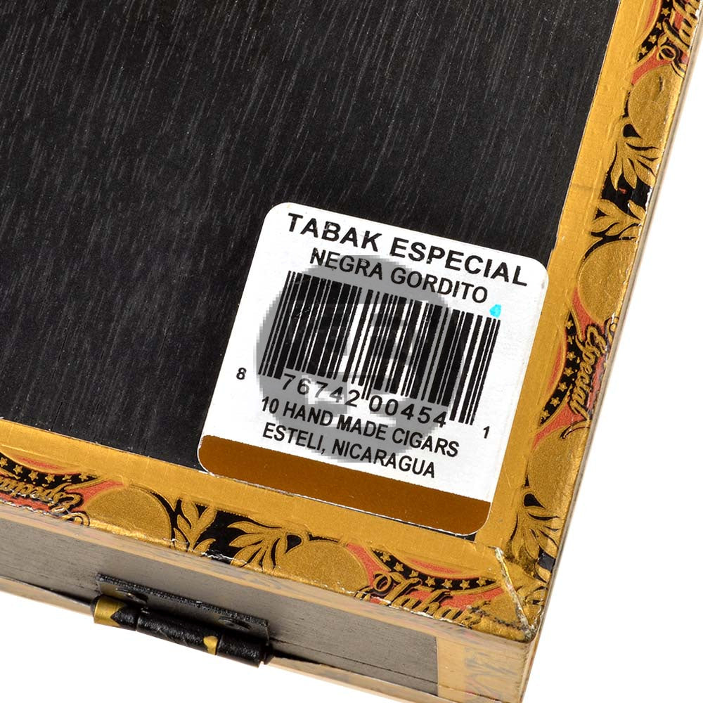 Tabak Especial Gordito Negra Cigars Box of 10