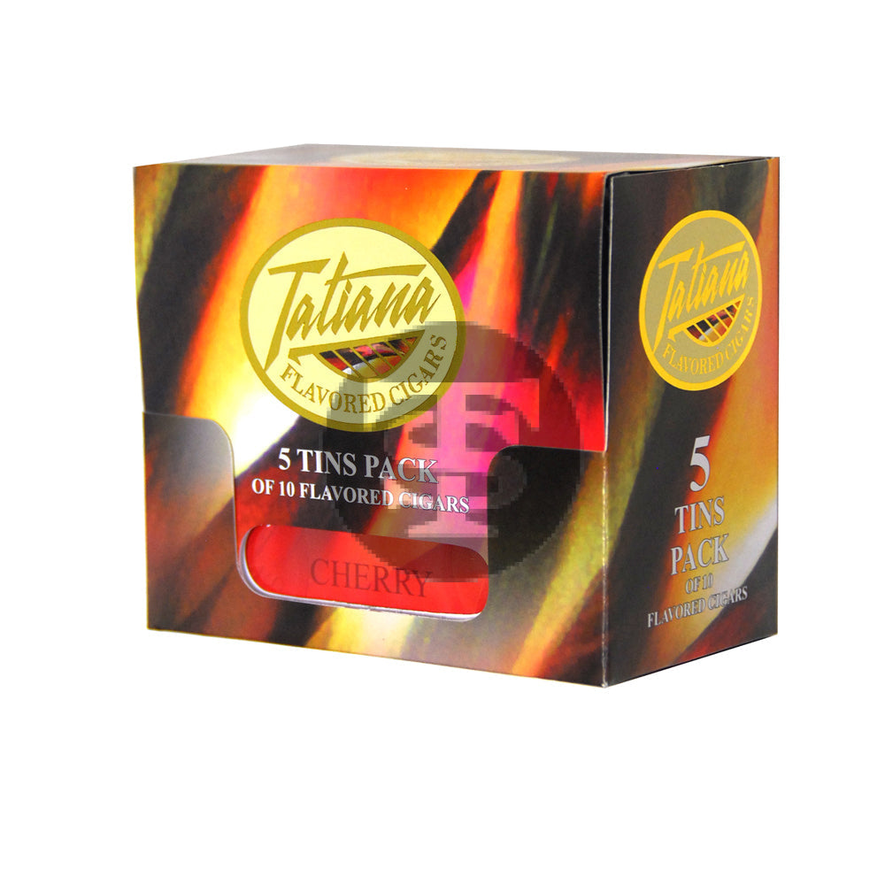 Tatiana Miniatures Cherry Cigars 5 Packs of 10 1