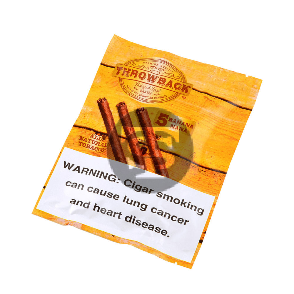 Throwback Banana Cigars 8 packs of 5