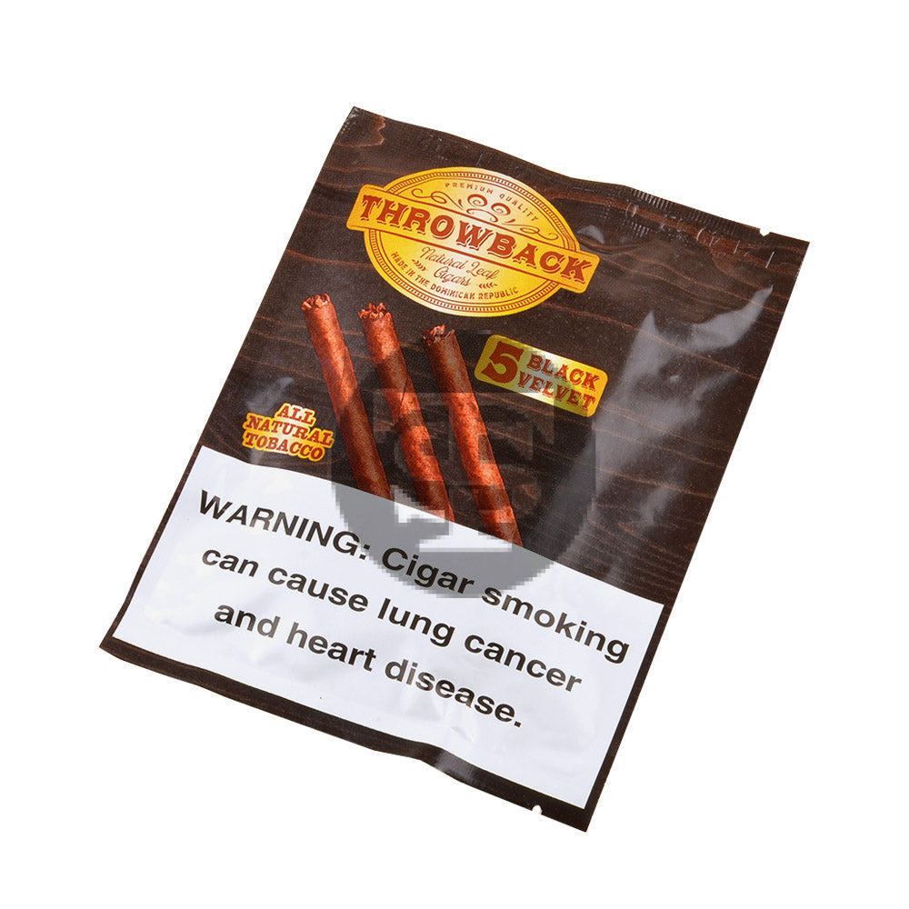 Throwback Black Velvet Cigars 8 packs of 5