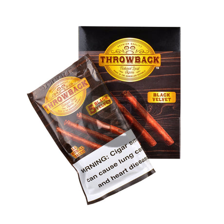 Throwback Black Velvet Cigars 8 packs of 5