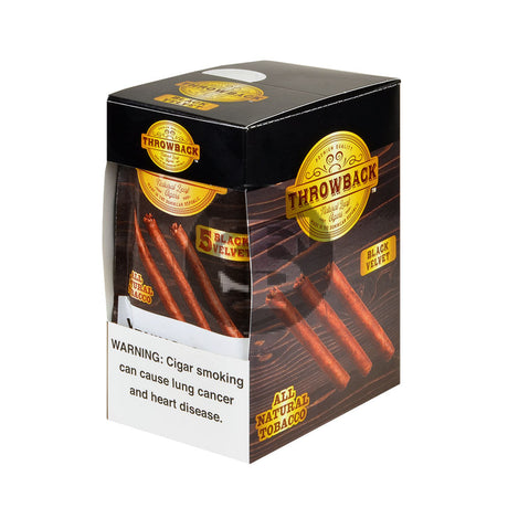 Throwback Black Velvet Cigars 8 packs of 5