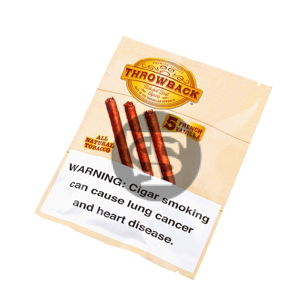 Throwback French Vanilla Cigars 8 packs of 5