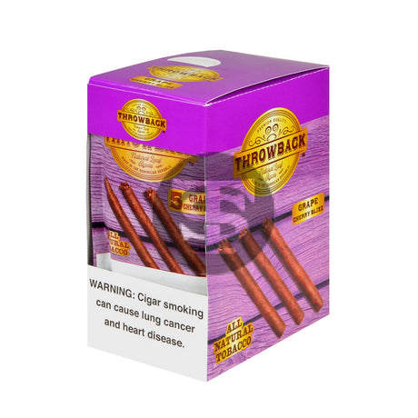 Throwback Grape Cigars 8 packs of 5