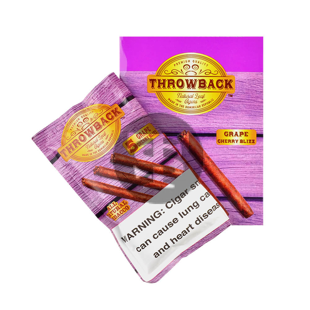 Throwback Grape Cigars 8 packs of 5