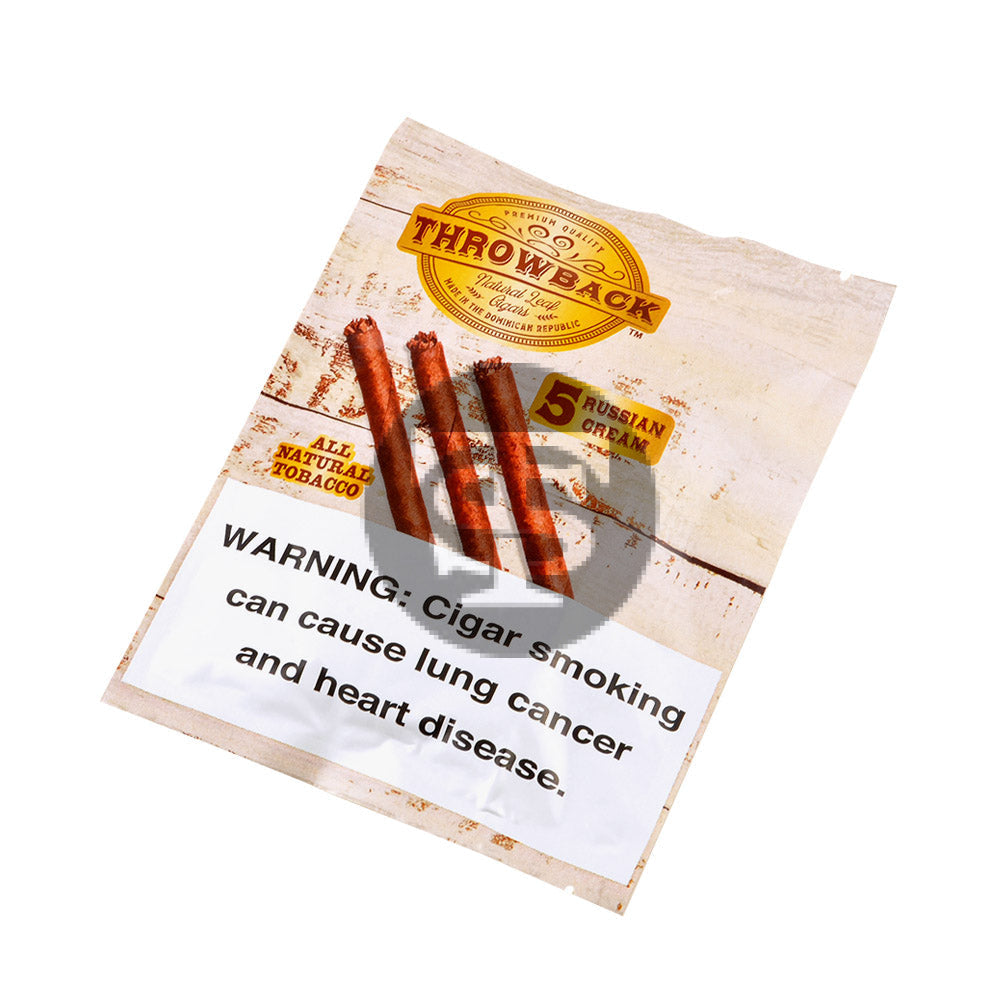 Throwback Russian Cream Cigars 8 packs of 5