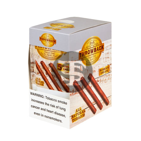 Throwback Russian Cream Cigars 8 packs of 5