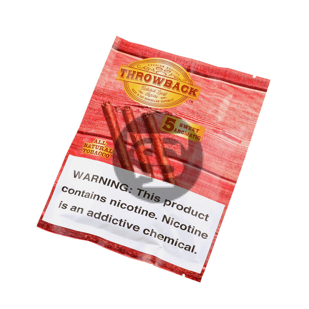 Throwback Sweet Aromatic Cigars 8 packs of 5
