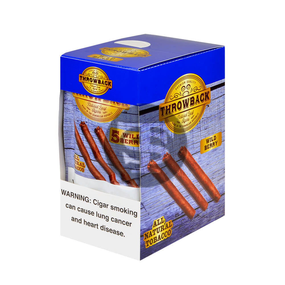 Throwback Wild Berry Cigars 8 packs of 5