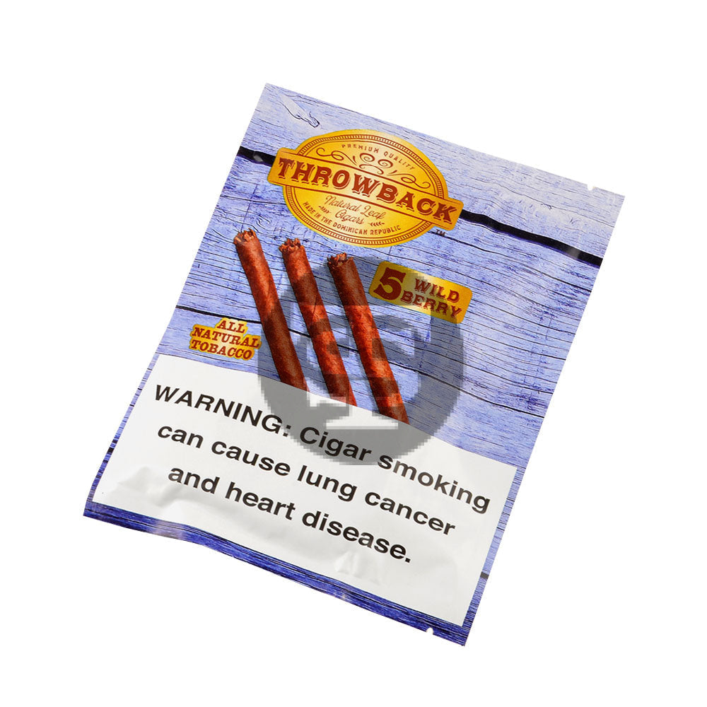 Throwback Wild Berry Cigars 8 packs of 5