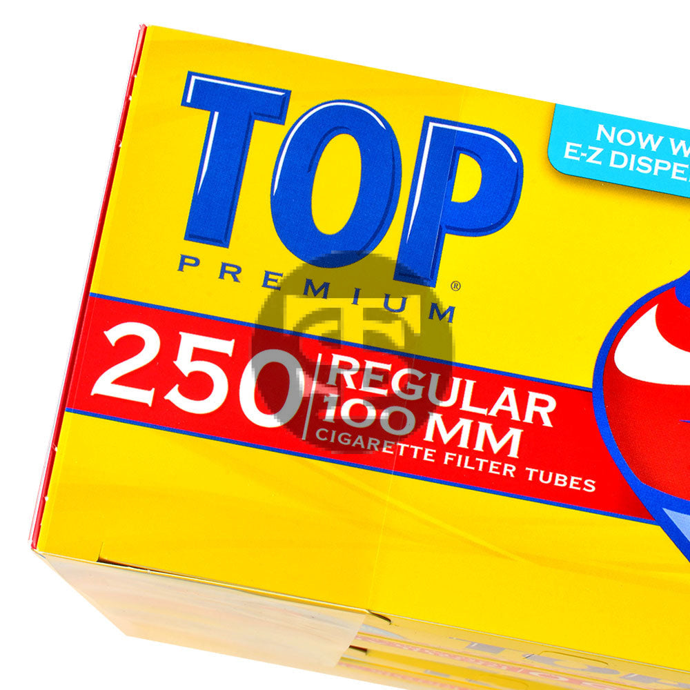 Top Premium Filter Tubes 100 mm Regular (Full Flavor) 4 Cartons of 250