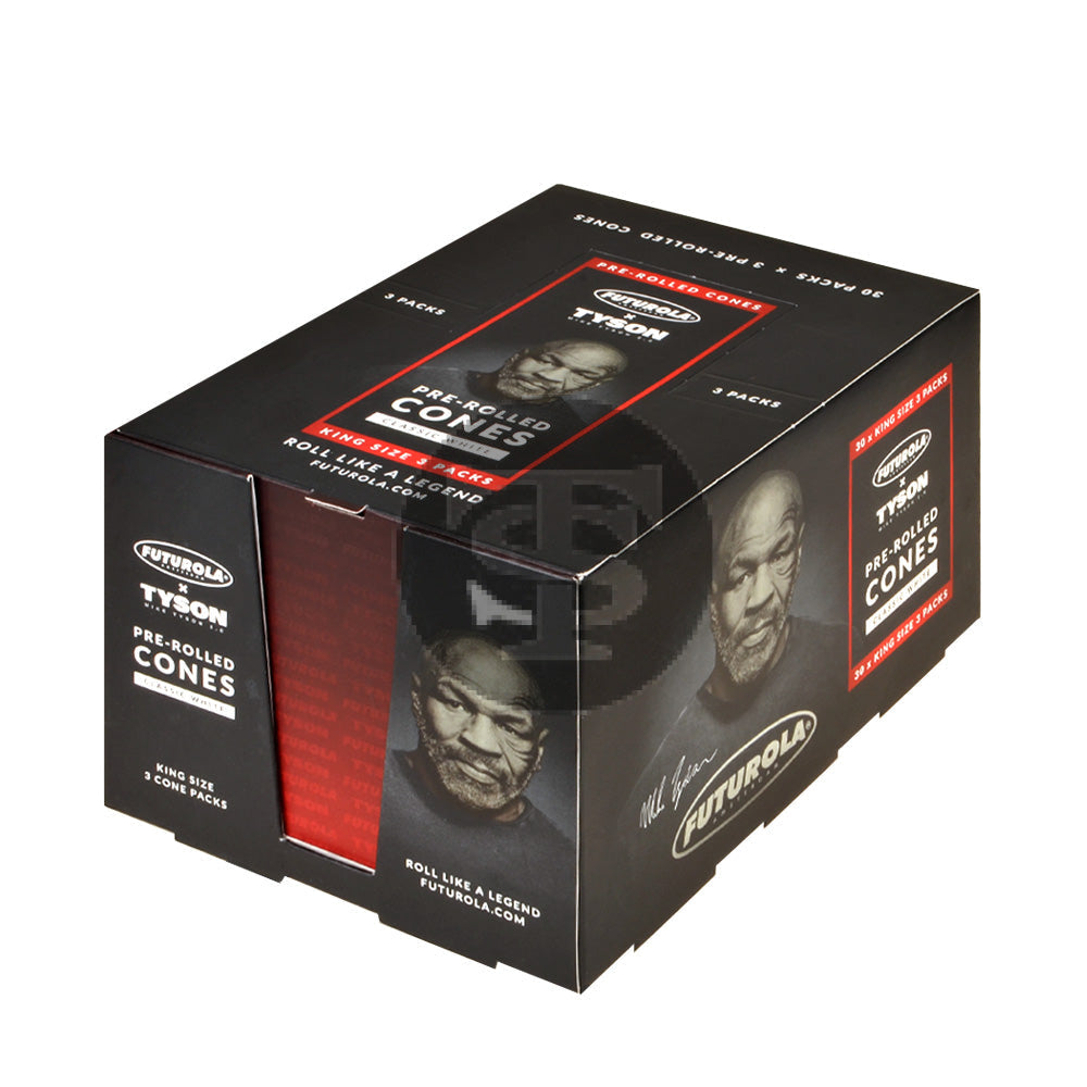 Tyson Ranch 2.0 X Futurola King Size Cones 30 packs of 3 – Tobacco Stock