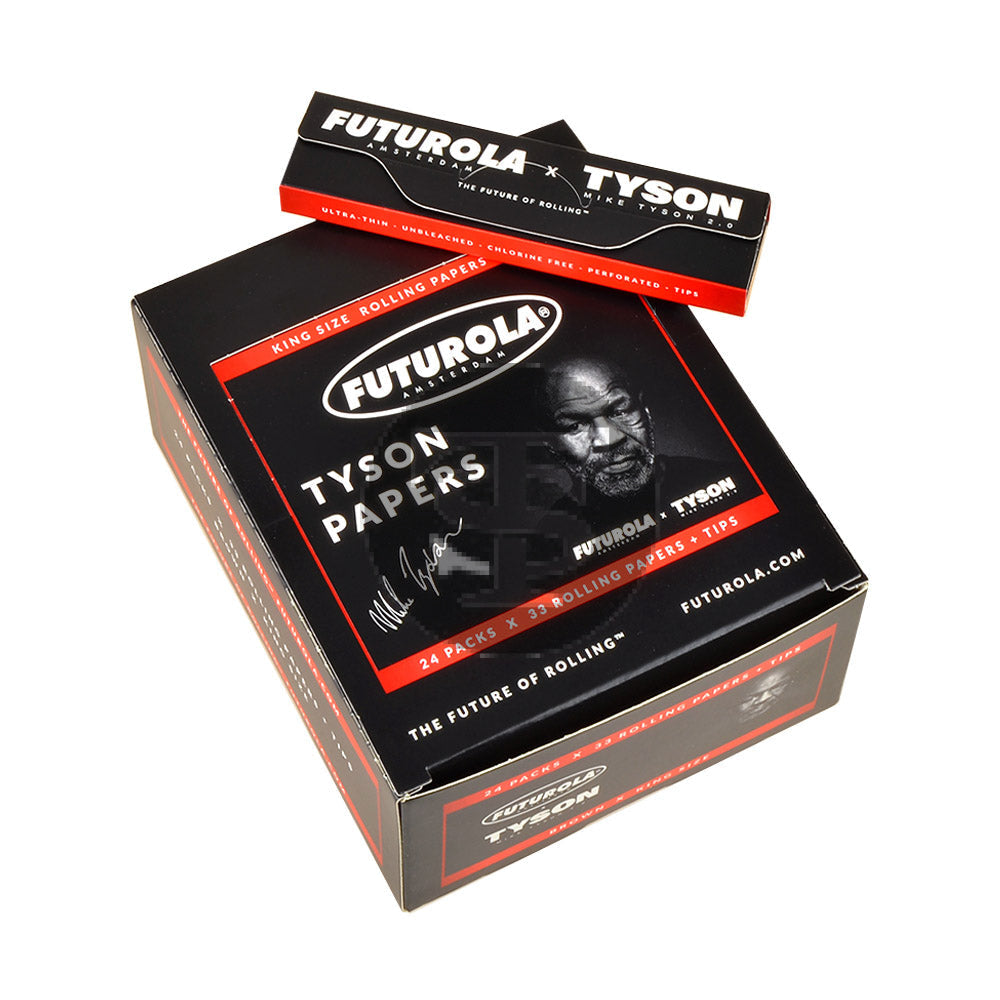 chlorine free cigarette papers TYSON RANCH X FUTUROLA King Size Papers + Tips 24ct – Tobacco Stock