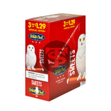 White Owl Cigarillos 1.29 Pre Priced 15 Packs of 3 Cigars Sweets
