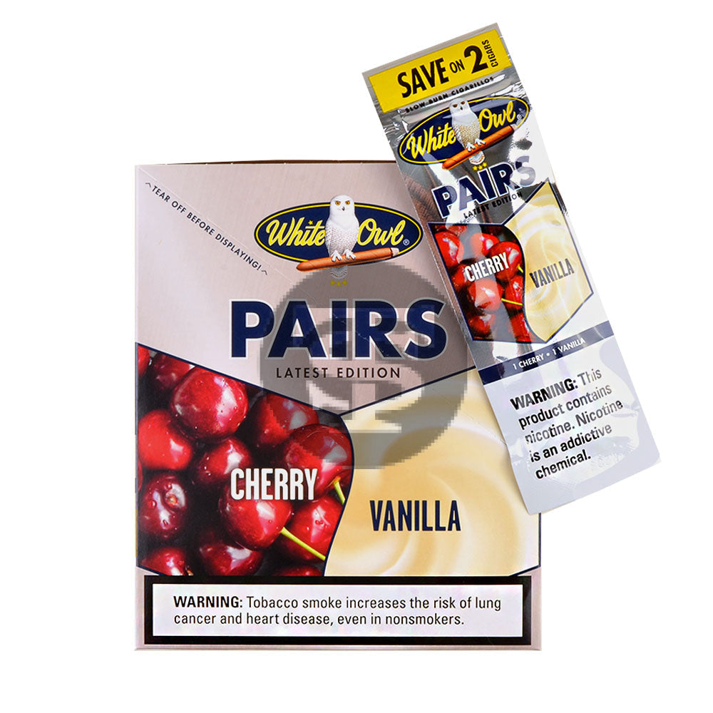White Owl Cigarillos 30 Packs of 2 Cigars Cherry Vanilla