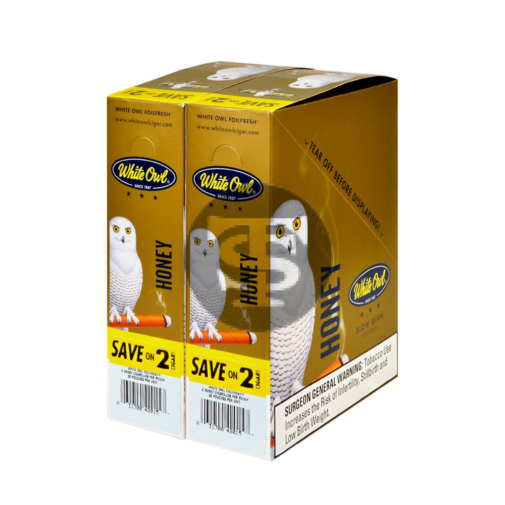 White Owl Cigarillos 30 Packs of 2 Cigars Honey 2