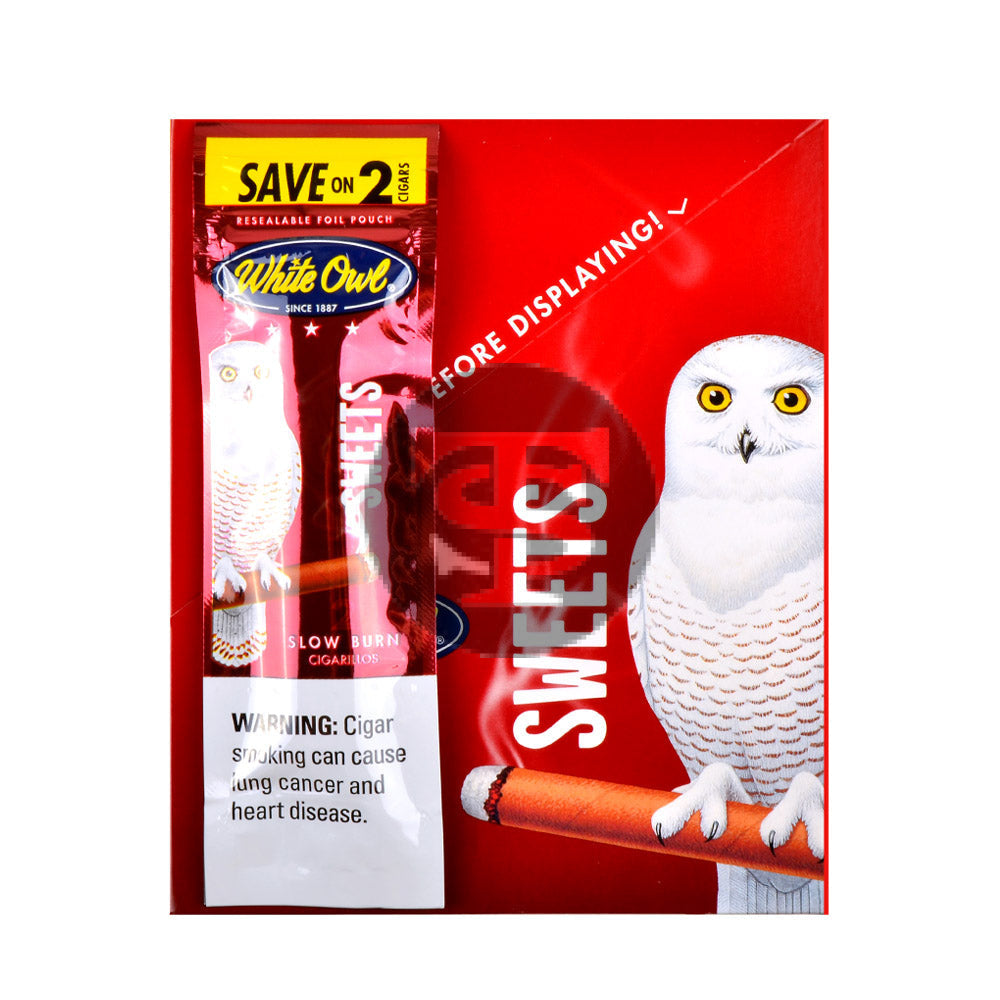 White Owl Cigarillos 30 Packs of 2 Cigars Sweets