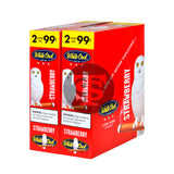 White Owl Cigarillos 99 Cent Pre Priced 30 Packs of 2 Cigars Strawberry