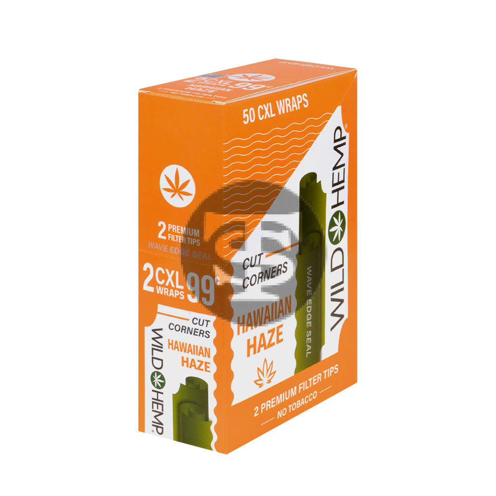 Wild Hemp Hawaiian Haze Wraps 25 packs of 2 99c pre-price