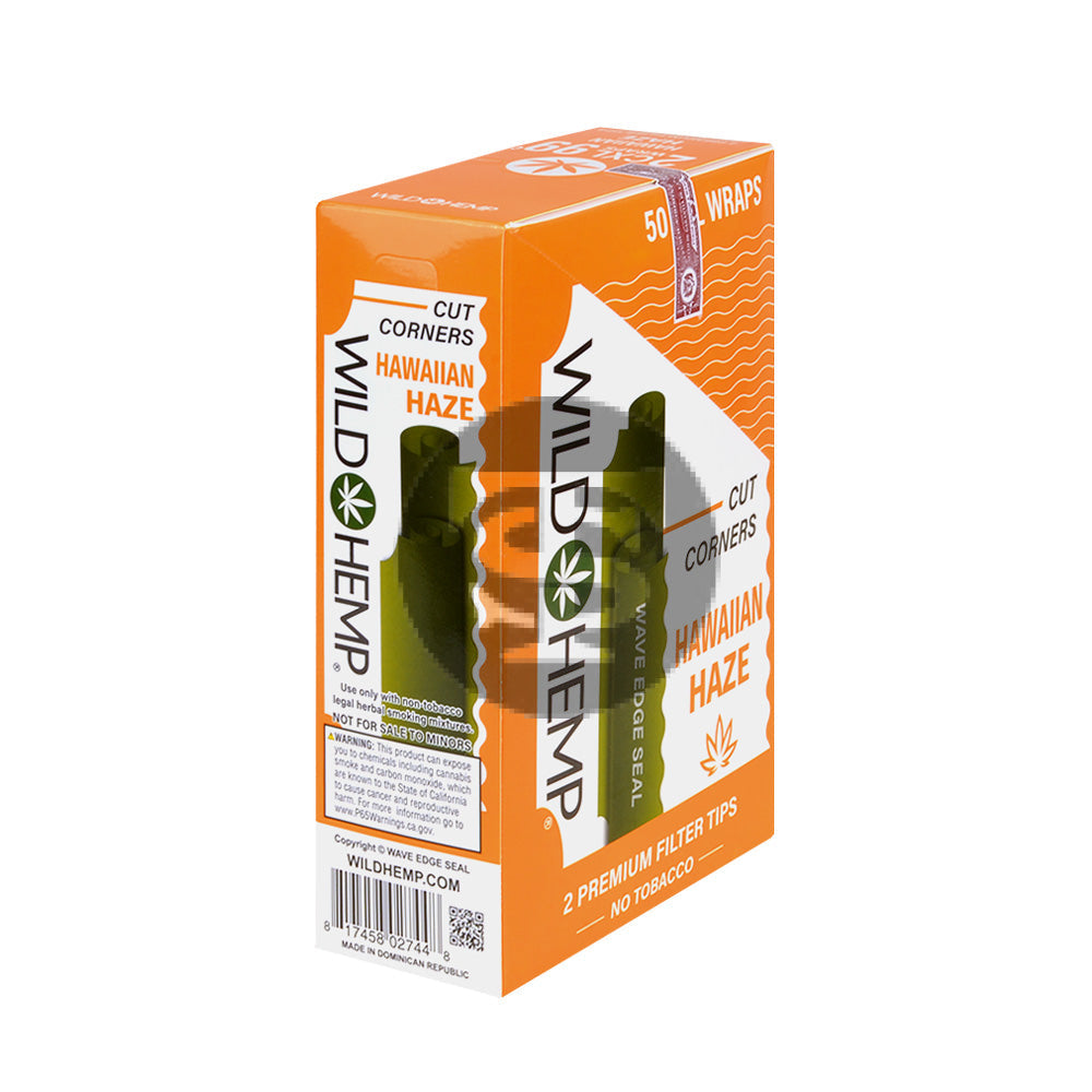 Wild Hemp Hawaiian Haze Wraps 25 packs of 2 99c pre-price