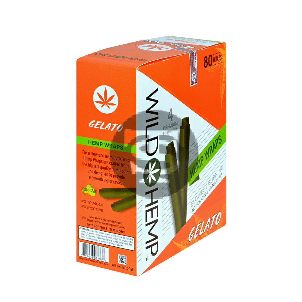 Wild Hemp Wraps Gelato 20 packs of 4 99c pre-price