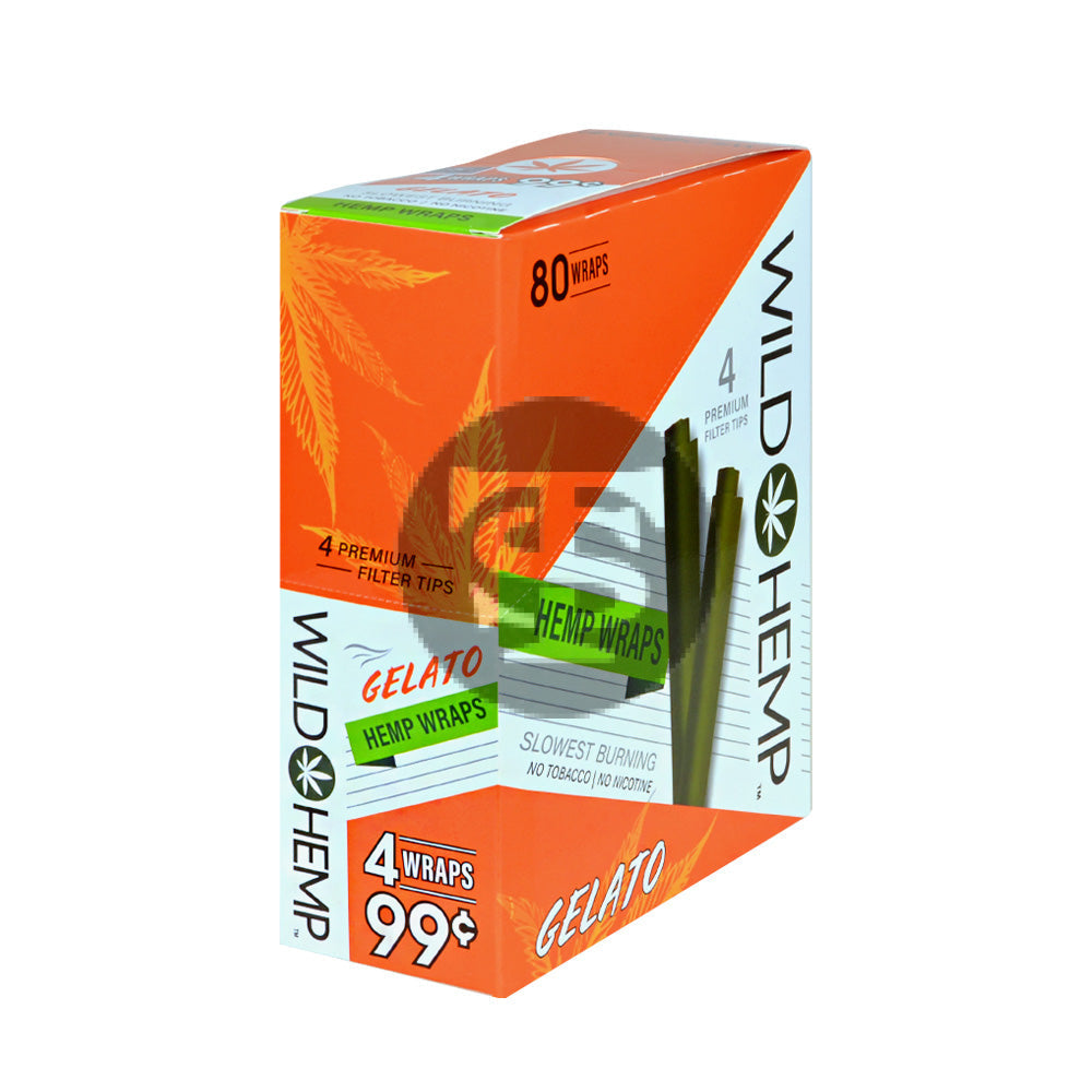 Wild Hemp Wraps Gelato 20 packs of 4 99c pre-price