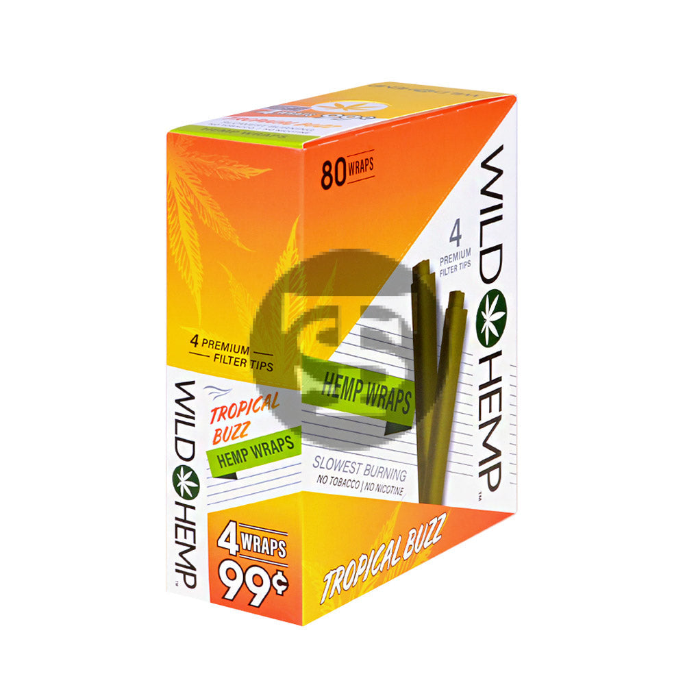 Wild Hemp Wraps Tropical Buzz 20 packs of 4, 99c pre-price